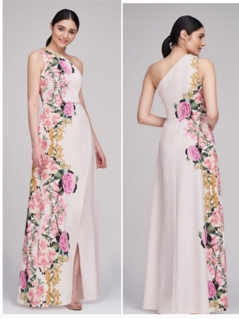 Kay Unger Clarissa One Shoulder Gown